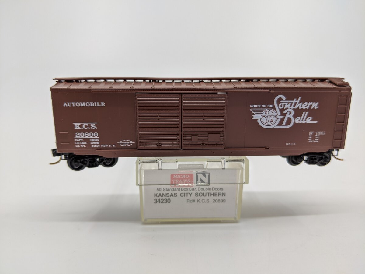 Micro-Trains 03400230 N KCS 50' Standard Double Door Boxcar #20899