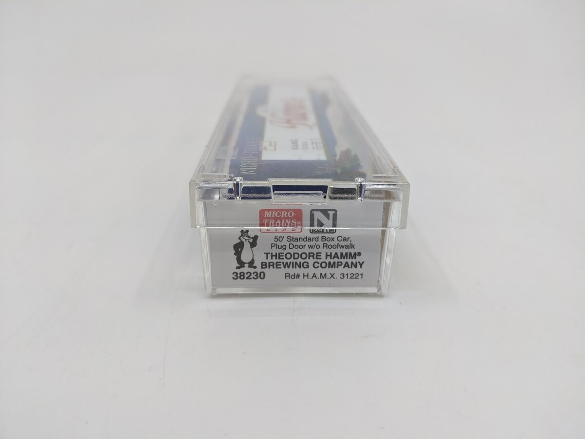Micro-Trains 03800230 N Hamm Brewing 50' Standard Steel Plug Door Boxcar #31221
