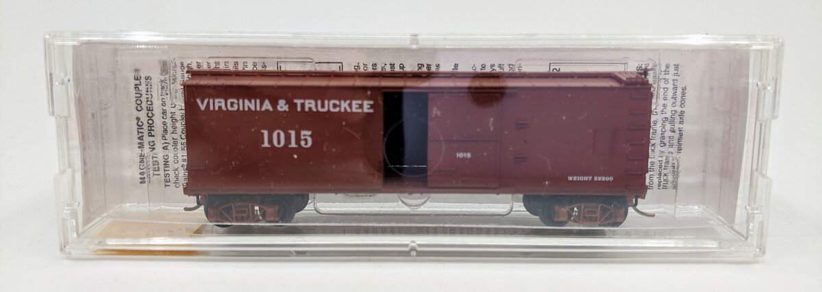 Micro-Trains 03900180 N Virginia & Truckee 40' Double Sheathed Boxcar #1015