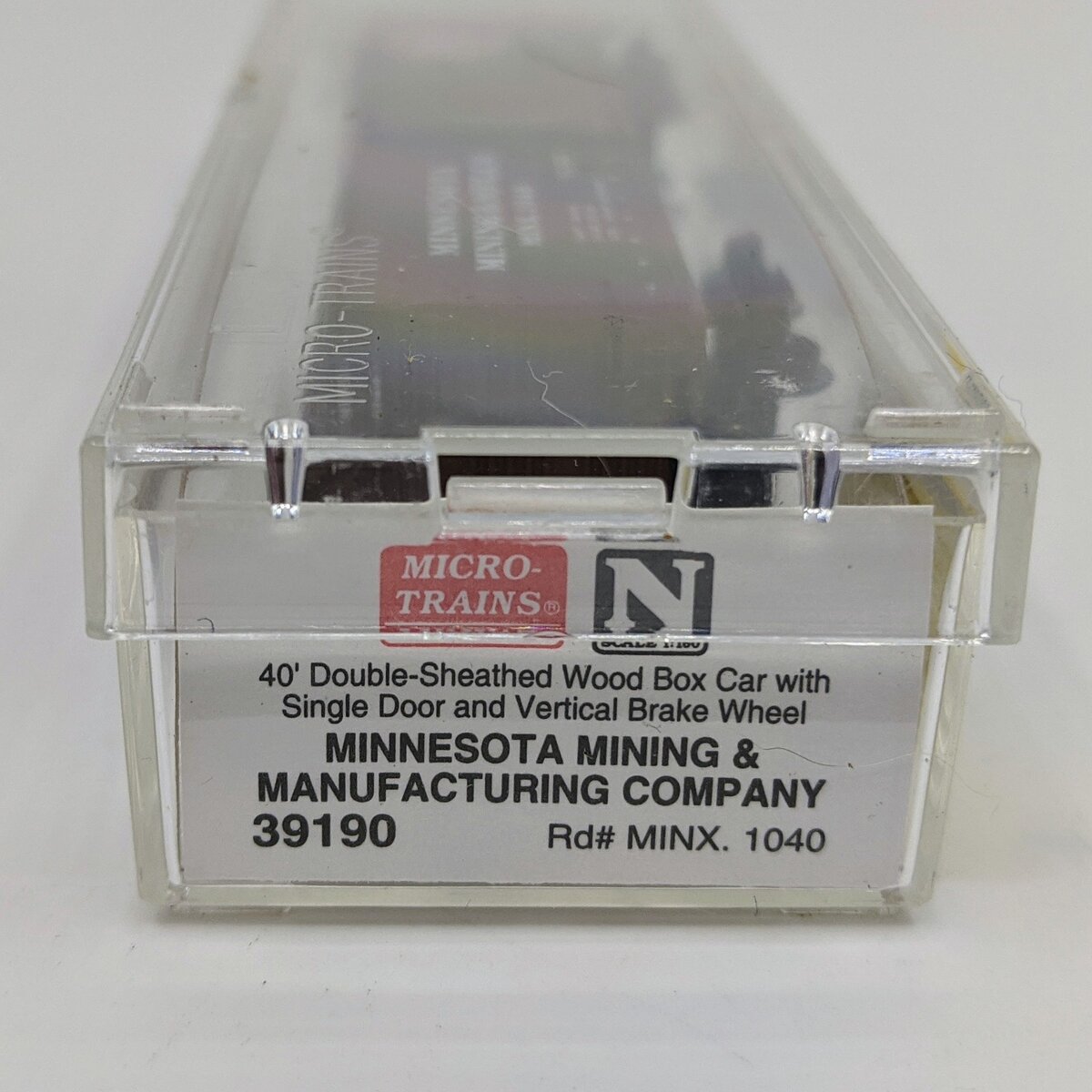 Micro-Trains 03900190 N Scale Minnesota Mining & Manufacturing Co. Boxcar #1040