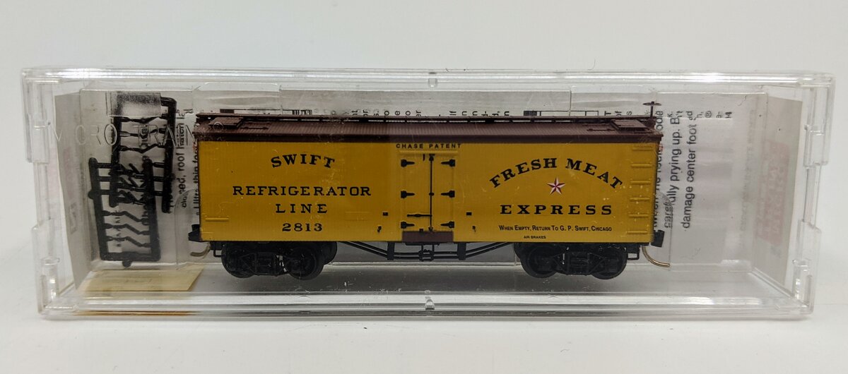 Micro-Trains 05800010 N Swift Refrigerator Line 36' Wood Sheathed Reefer #2813