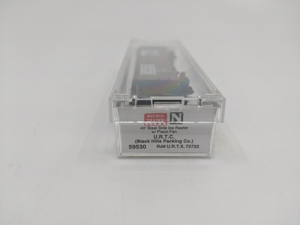 Micro-Trains 05900530 N Black Hills Packing 40' Steel Side Ice Reefer #72722
