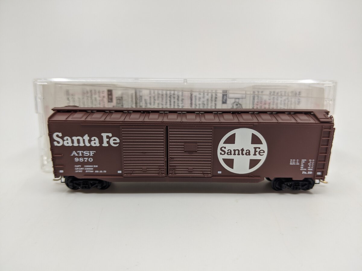 Micro-Trains 07800060 N Santa Fe 50' Double Side Door Auto Boxcar #9870