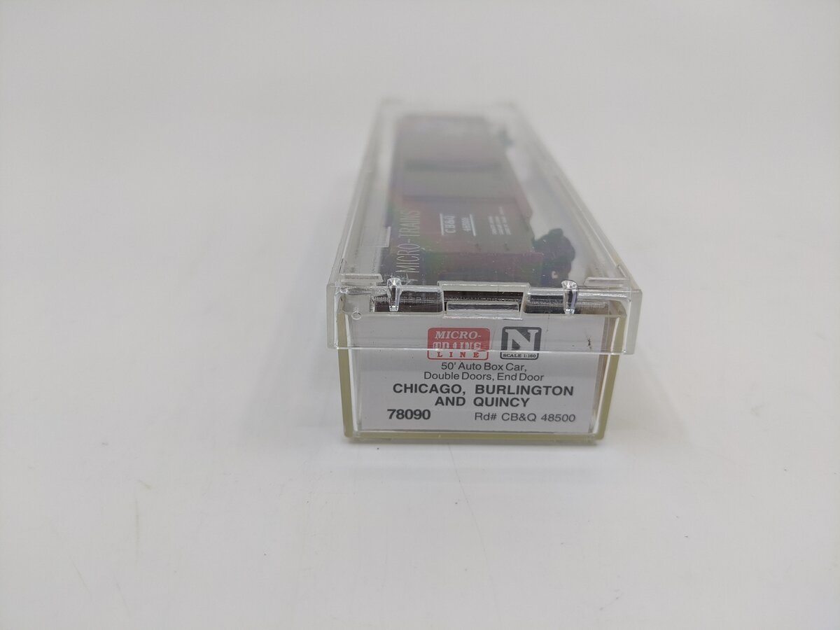 Micro-Trains 07800090 N Burlington Route 50' Double Side Door Auto Boxcar #48500