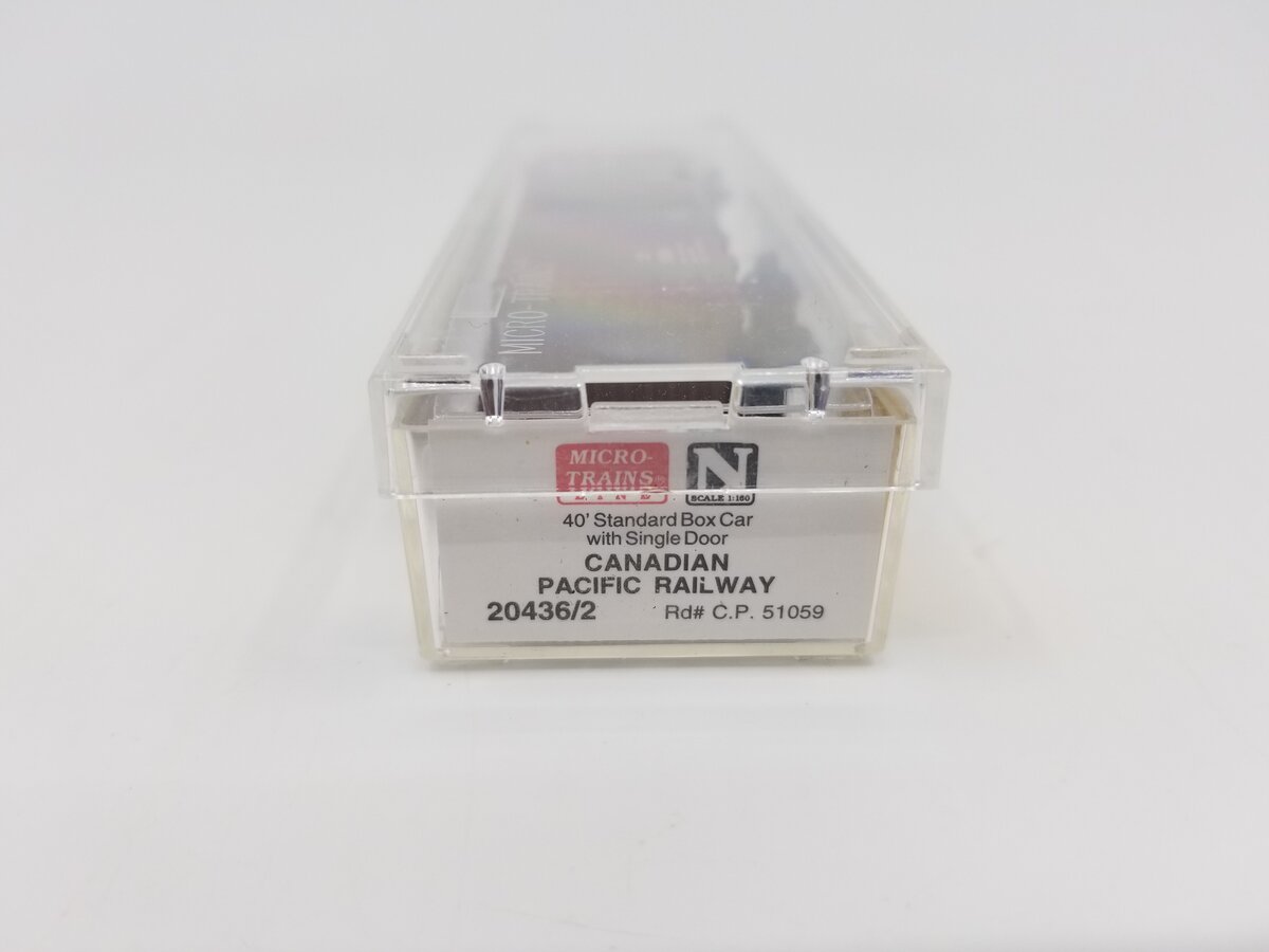 Micro-Trains 20436/2 N Scale Canadian Pacific 40' PS-1 Boxcar #51059