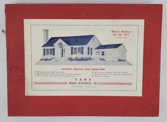 Yank Model Research 1001 O Scale Wooden Marion Residence Building Kit