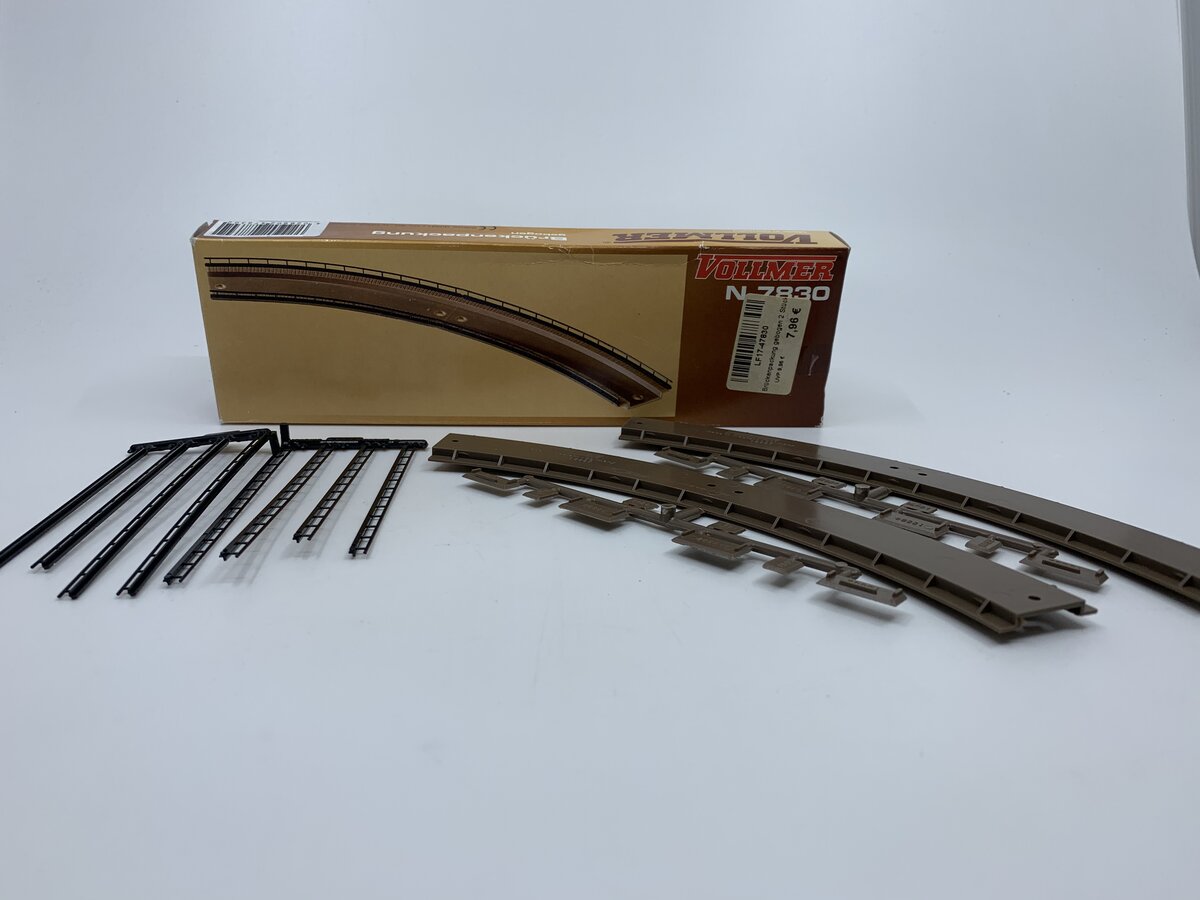 Vollmer 47830 Bridge kit curved 8" long