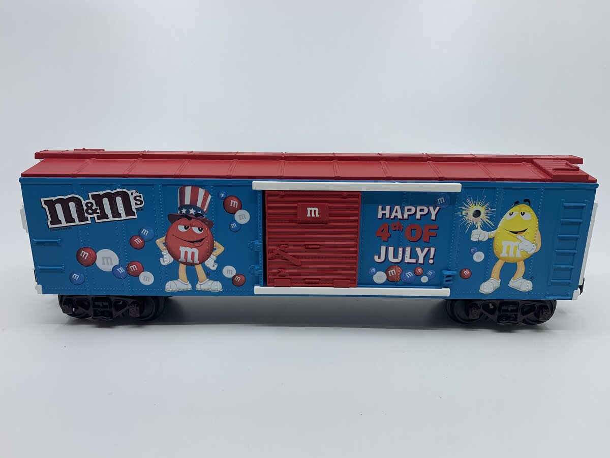 MTH 30-74540 O Gauge M&M'S 4th of July Box Car