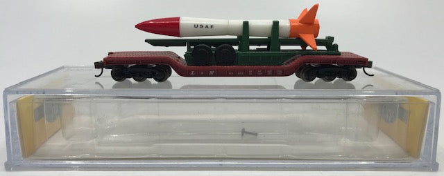 Bachmann 71391 N Scale USAF 52' Flatcar with Missile #113202