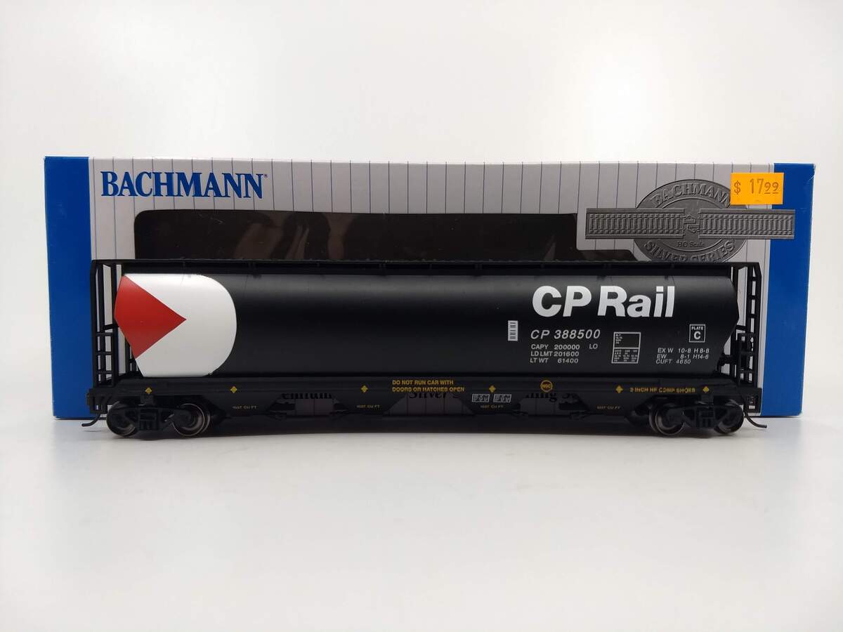 Bachmann 19129 HO Canadian Pacific 4 Bay Cylindrical Grain Hopper