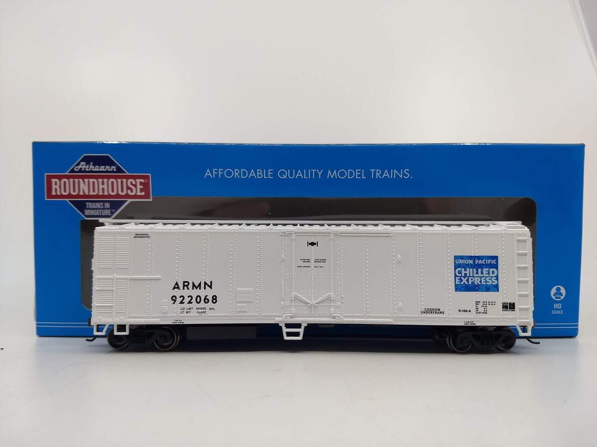 Roundhouse 72895 HO ARMN Chilled Express 50' SS Mechanical Reefer #922068