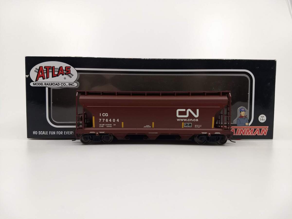 Atlas 20003418 HO Canadian National ACF 3560 Covered Hopper Car #776404