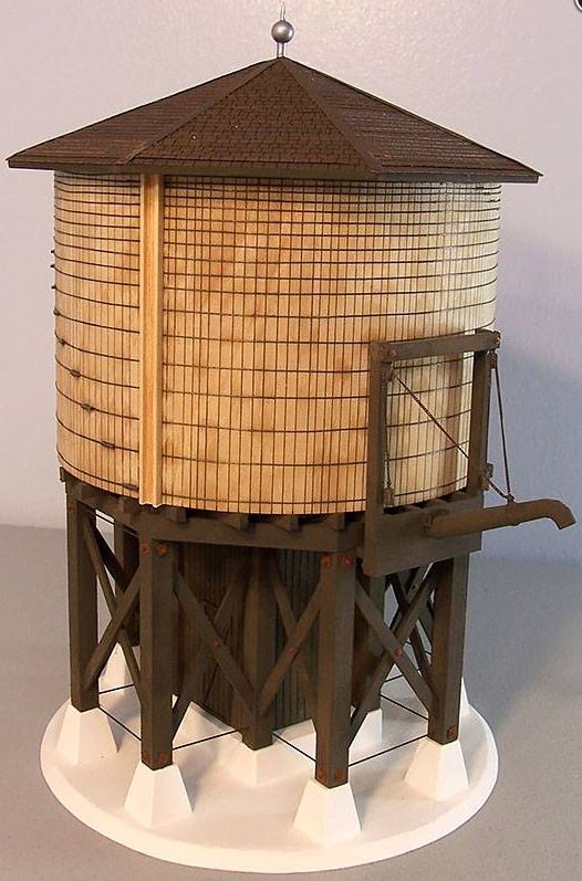 Altoona Model Works S-001 S Scale 24' Diameter Standard Water Tower Kit