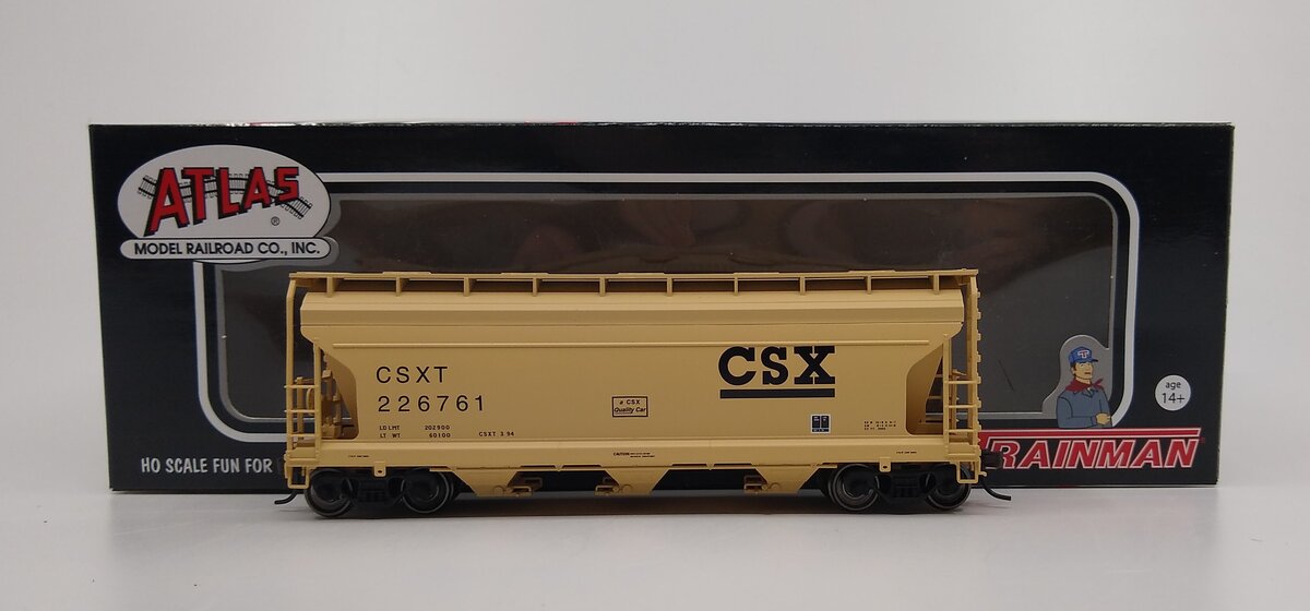 Atlas 20004458 HO CSX ACF 3560 Covered Hopper #226761