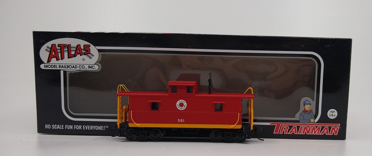 Atlas 20003023 HO Lehigh & New England Style Steel Center-Cupola Caboose #581