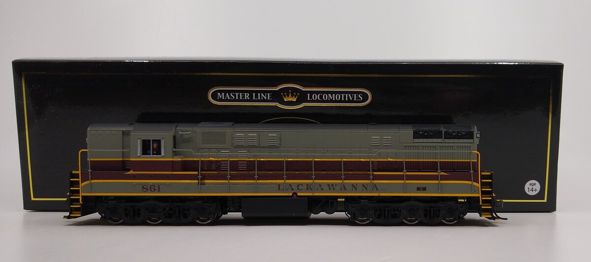 Atlas 7774 HO Scale Lackawanna Ph 2 Diesel Locomotive #861