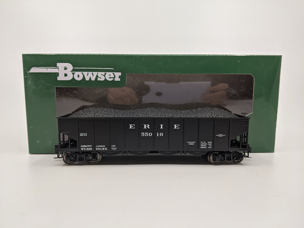 Bowser 41200 HO Erie H21 4-Bay Hopper with Clamshell Doors Executive Line #55016