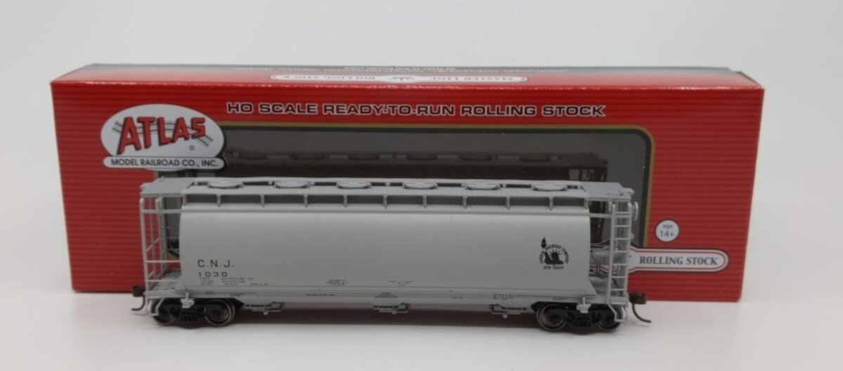 Atlas 20004367 HO Jersey Central 3-Bay Cylindrical Hopper #1030
