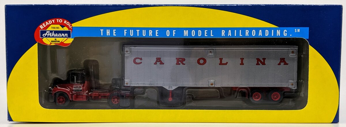 Athearn 93182 HO Scale Carolina Mack B Tractor With 40' Trailer Ready To Roll
