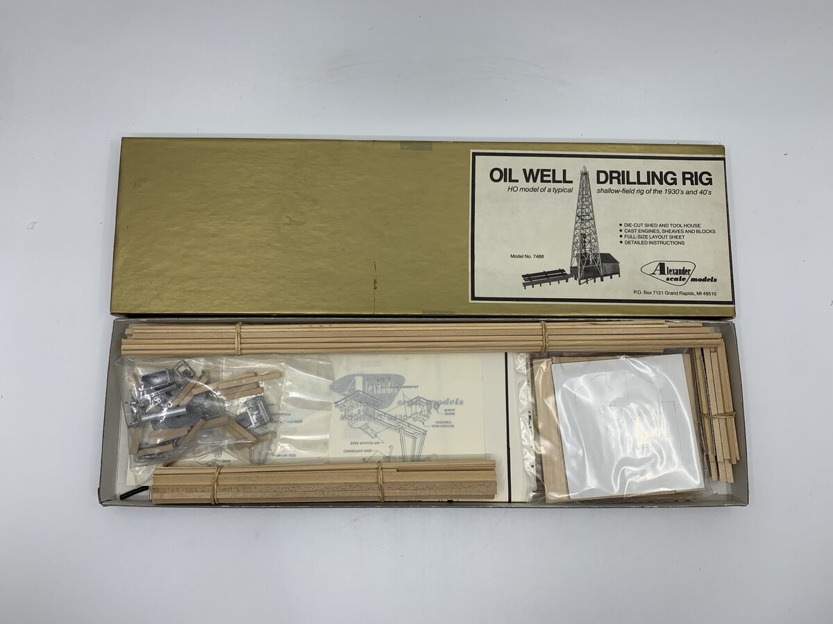 Alexander Scale 7488 HO Oil Well Drilling Rig Kit