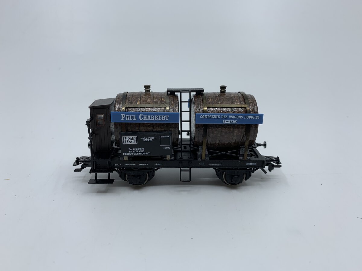 Marklin 46766 HO Scale SNCF Wine Barrel Car
