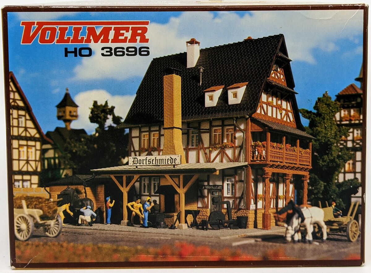 Vollmer 3696 HO Scale Romantik Modell Blacksmith Shop Building Kit