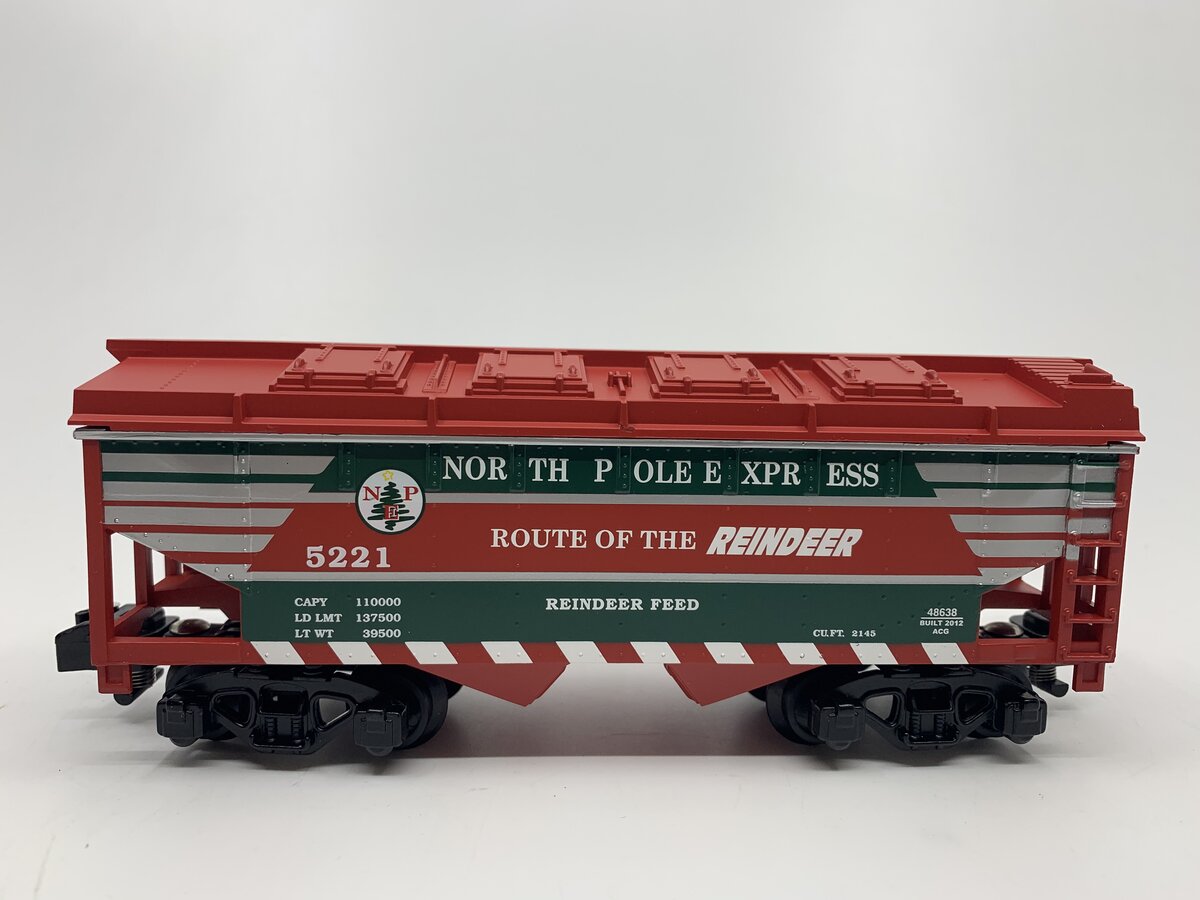 American Flyer 6-48638 S North Pole Express 'Route of the Reindeer' Hopper