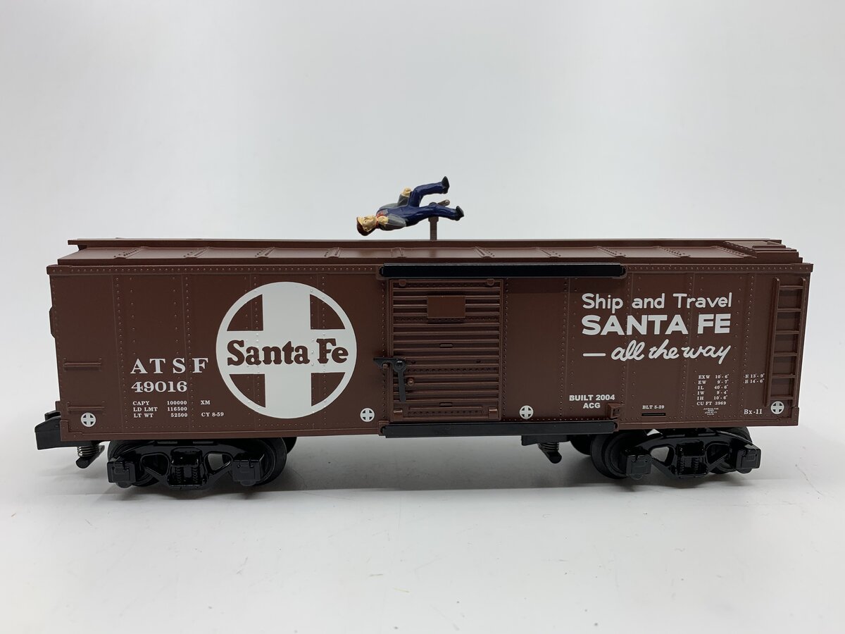 American Flyer 6-49016 S Gauge Santa Fe Walking Brakeman Boxcar