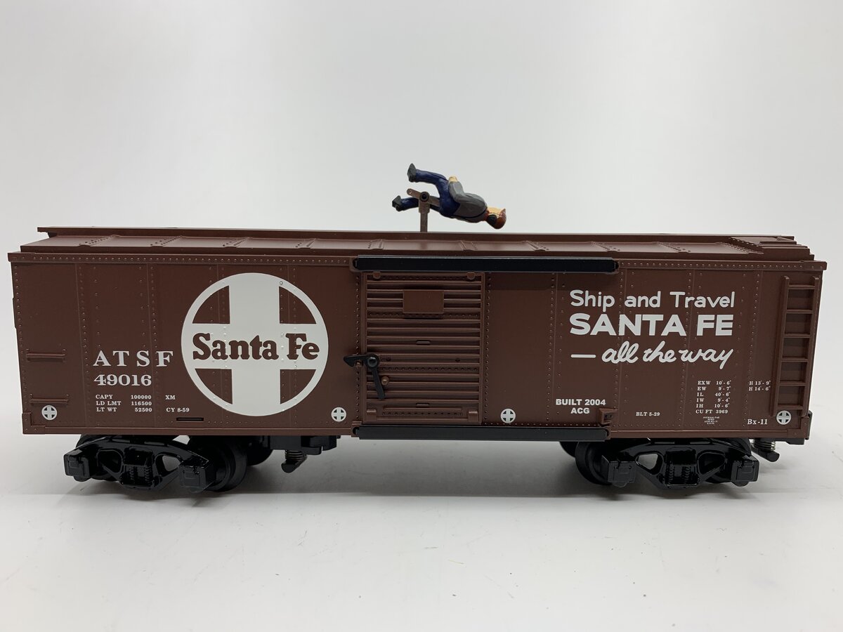 American Flyer 6-49016 S Gauge Santa Fe Walking Brakeman Boxcar
