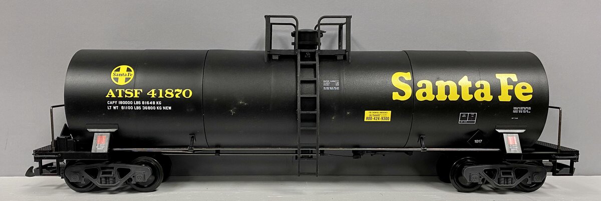 LGB 41870 Santa Fe Single Dome Tank Car #41870 – Trainz