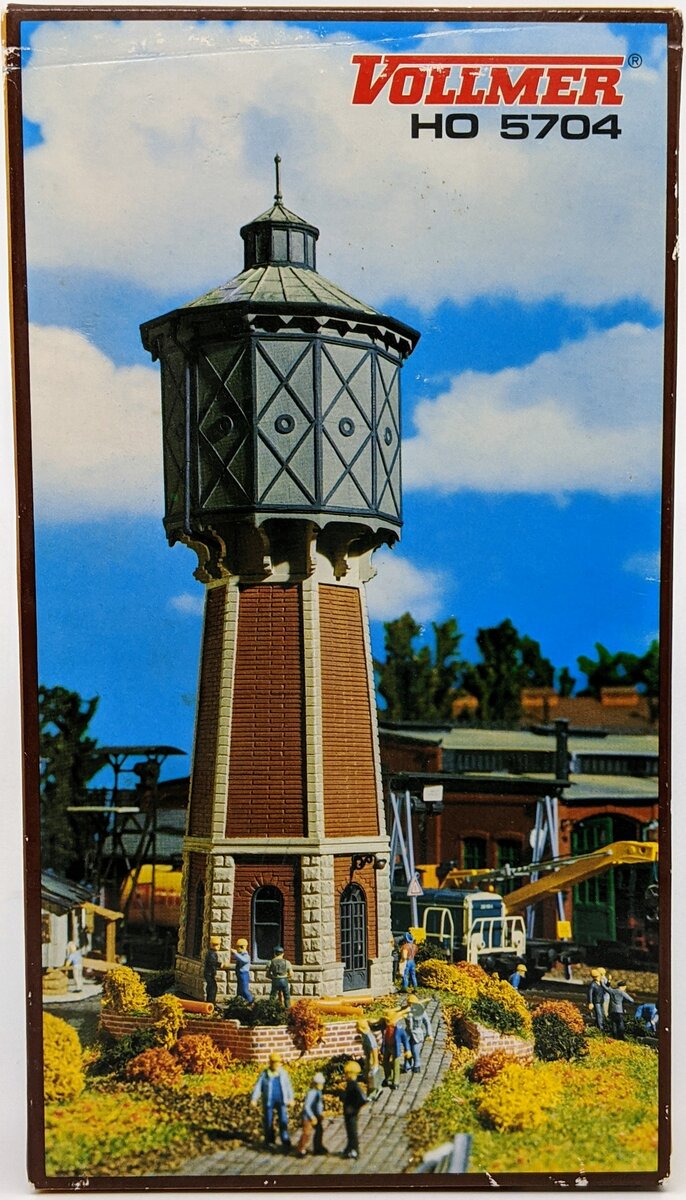 Vollmer 5704 HO Scale Ornate Water Tower Kit