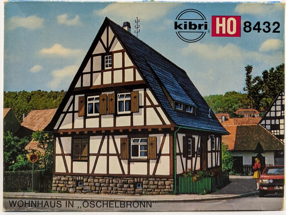 Kibri B-8432 HO Scale Plastic Dwelling House in Oschelbron Building Kit