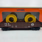 Lionel 6-26379 O Gauge Pennsylvania Gondola With Cable Reels