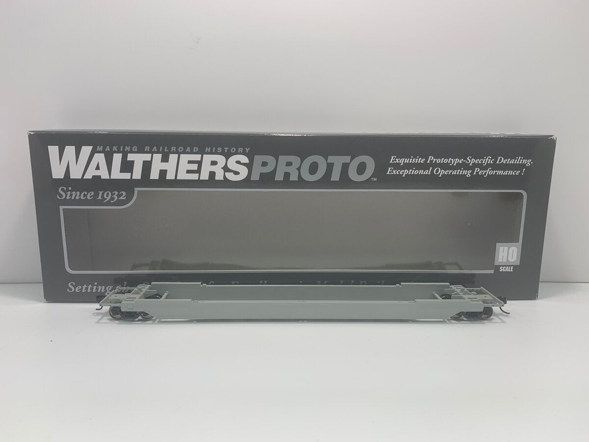 Walthers 920-109000 HO Undecorated Gunderson Rebuilt All-Purpose 53' Well Car