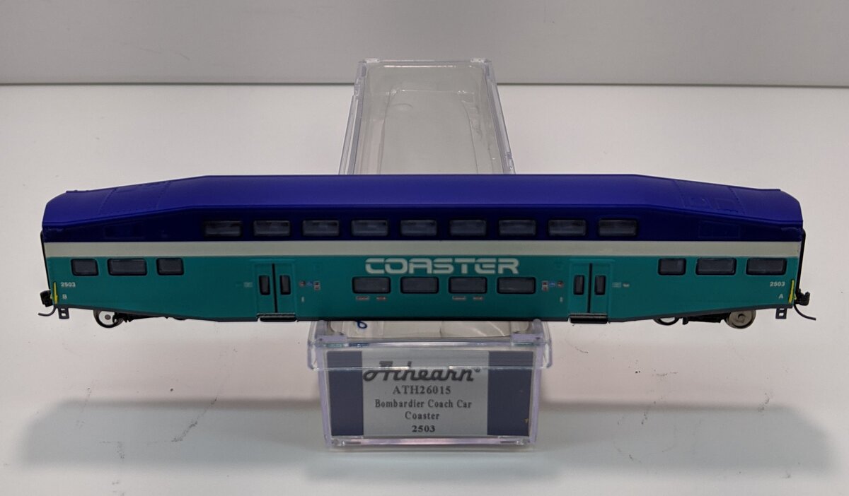 Athearn 26015 N Coaster Bombardier Coach Passenger Car #2503