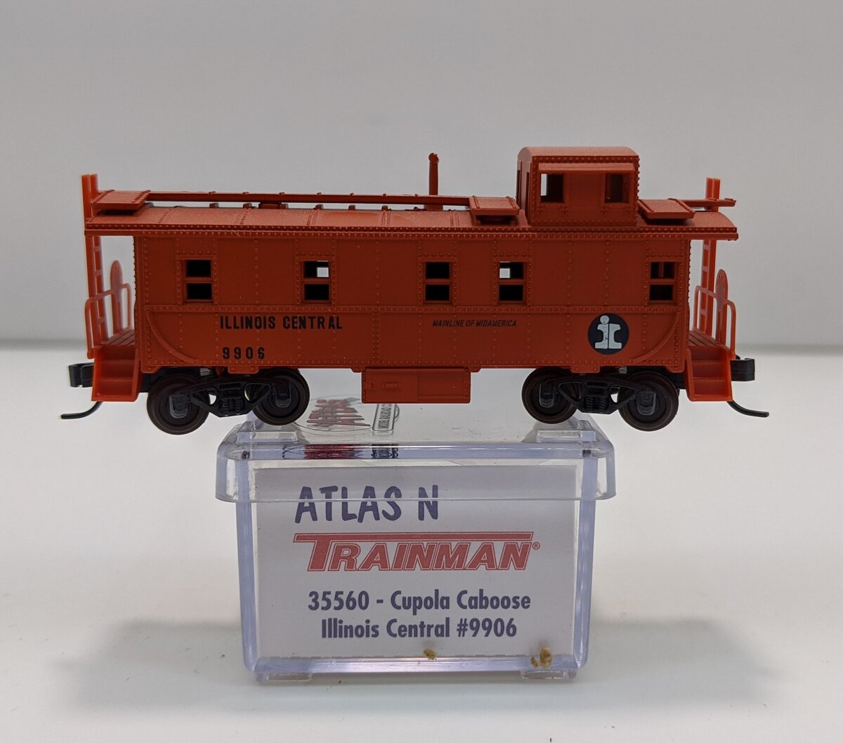 Atlas 35560 N Illinois Central Trainman Cupola Caboose #9906