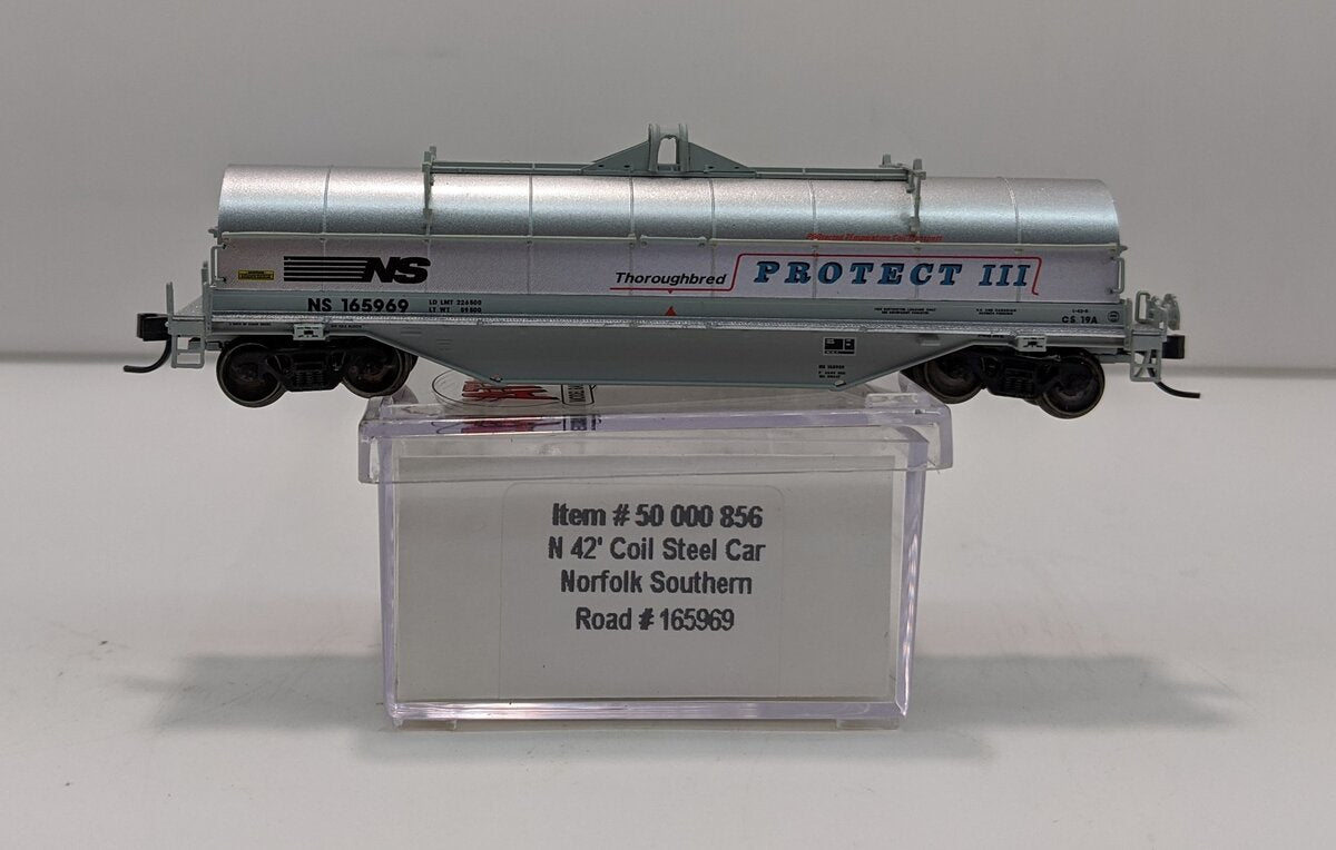 Atlas 50000856 N Norfolk Southern 42' Coil Steel Car #165969