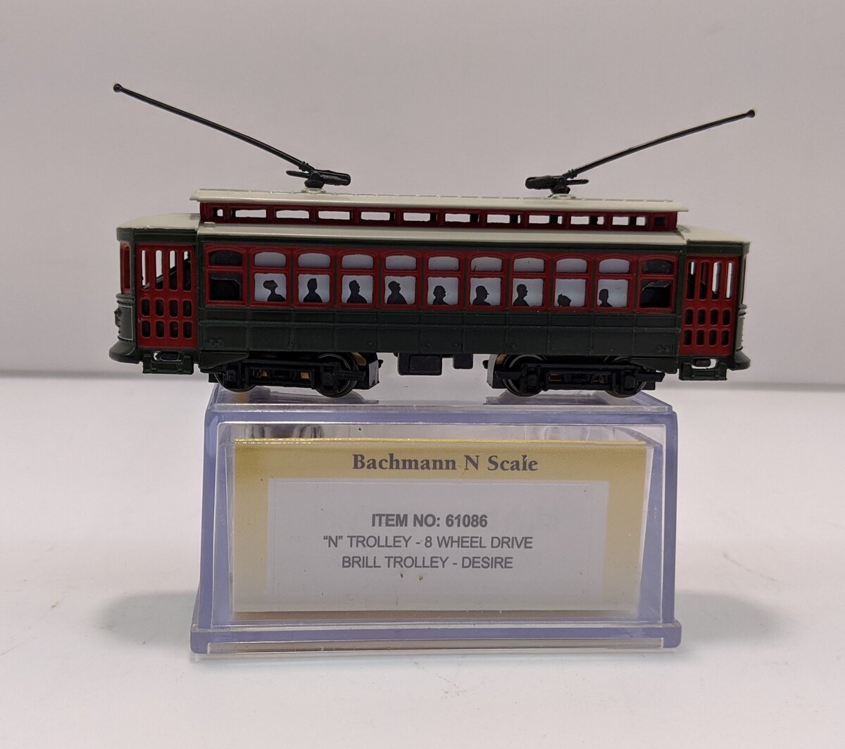 Bachmann 61086 N Desire Brill Trolley – Trainz
