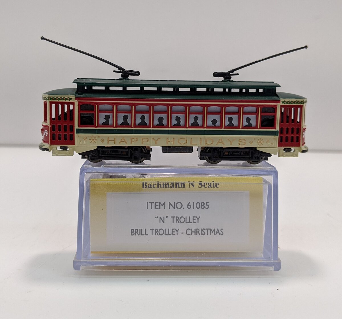 Bachmann 61085 N Christmas Brill Trolley