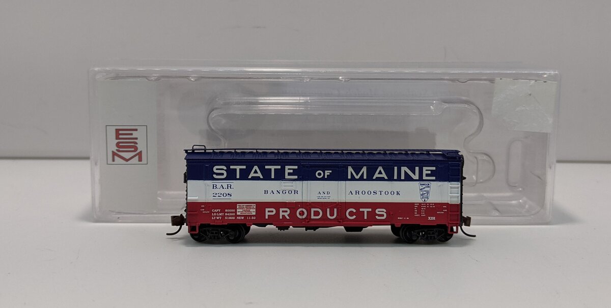 Eastern Seaboard Models 225104 N State of Maine BAR 40' Boxcar #2208