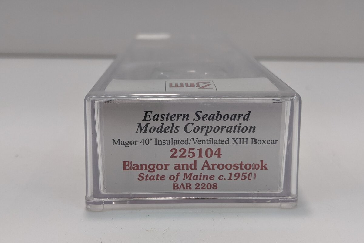 Eastern Seaboard Models 225104 N State of Maine BAR 40' Boxcar #2208