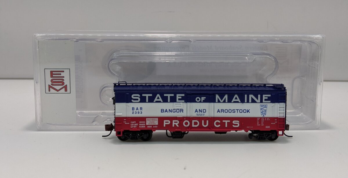 Eastern Seaboard Models 225205  N State Of Maine BAR 40' Boxcar #2393