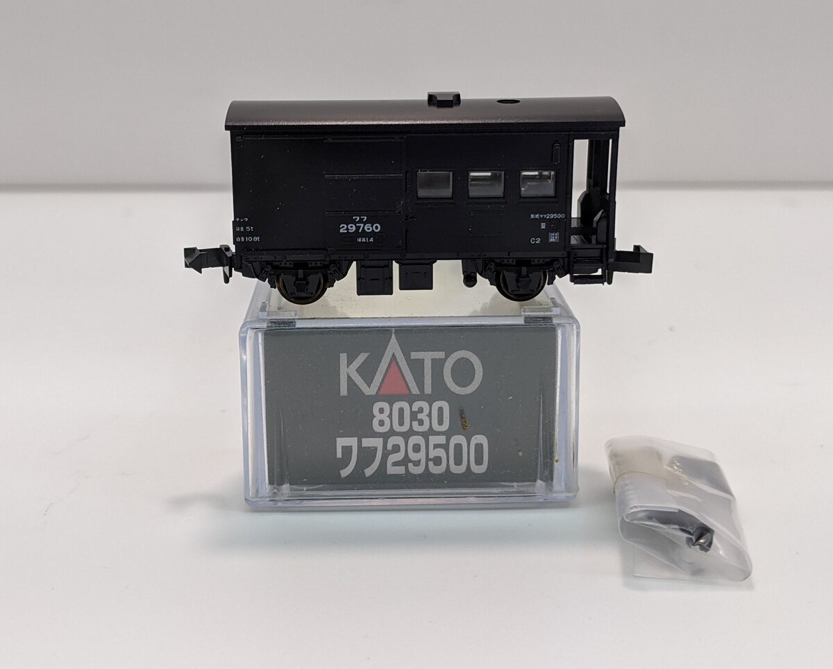 Kato 8030 N Wafu 29500 Brake Van Freight Car #29760