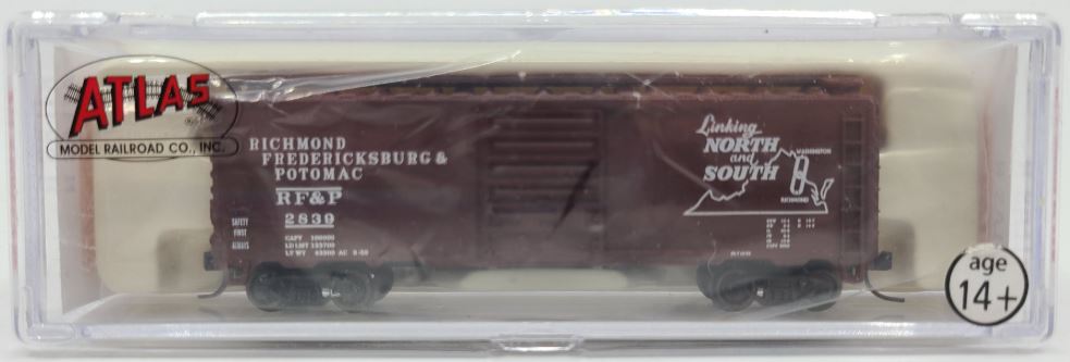 Atlas 34609 N Scale RF&P 40' PS-1 Boxcar #2839