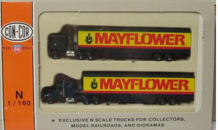 Con-Cor 0004-003034 N Mayflower Tractor W/Trailer (Pack of 2)