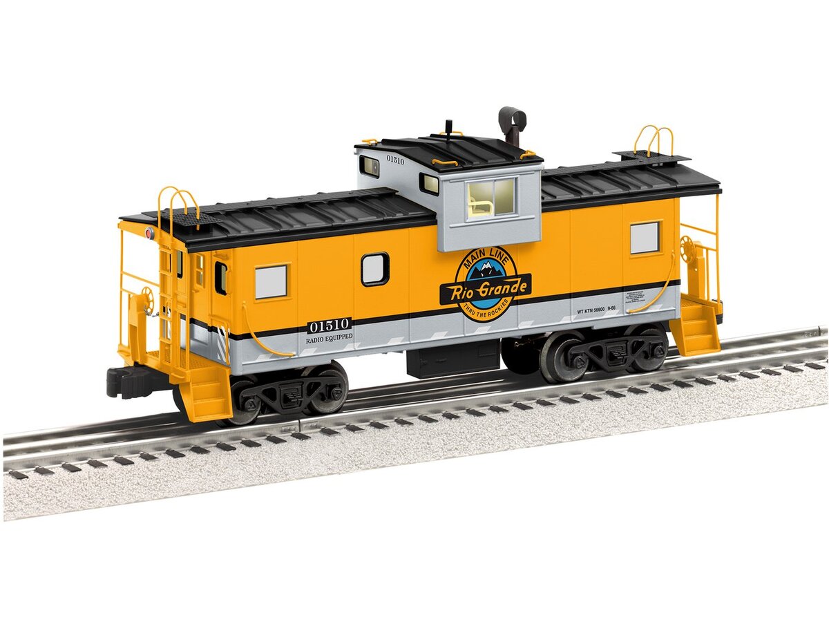 Lionel 1926920 O Denver & Rio Grande Extended Vision CupolaCam Caboose #01510