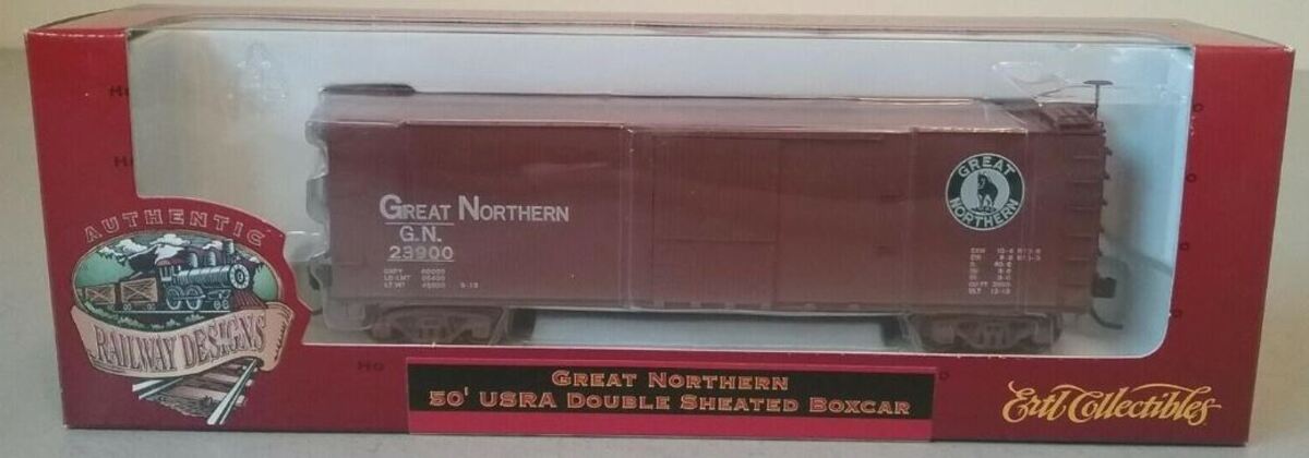 Ertl 4381 HO Scale Great Northern 50' USRA Double Sheathed Boxcar #23900