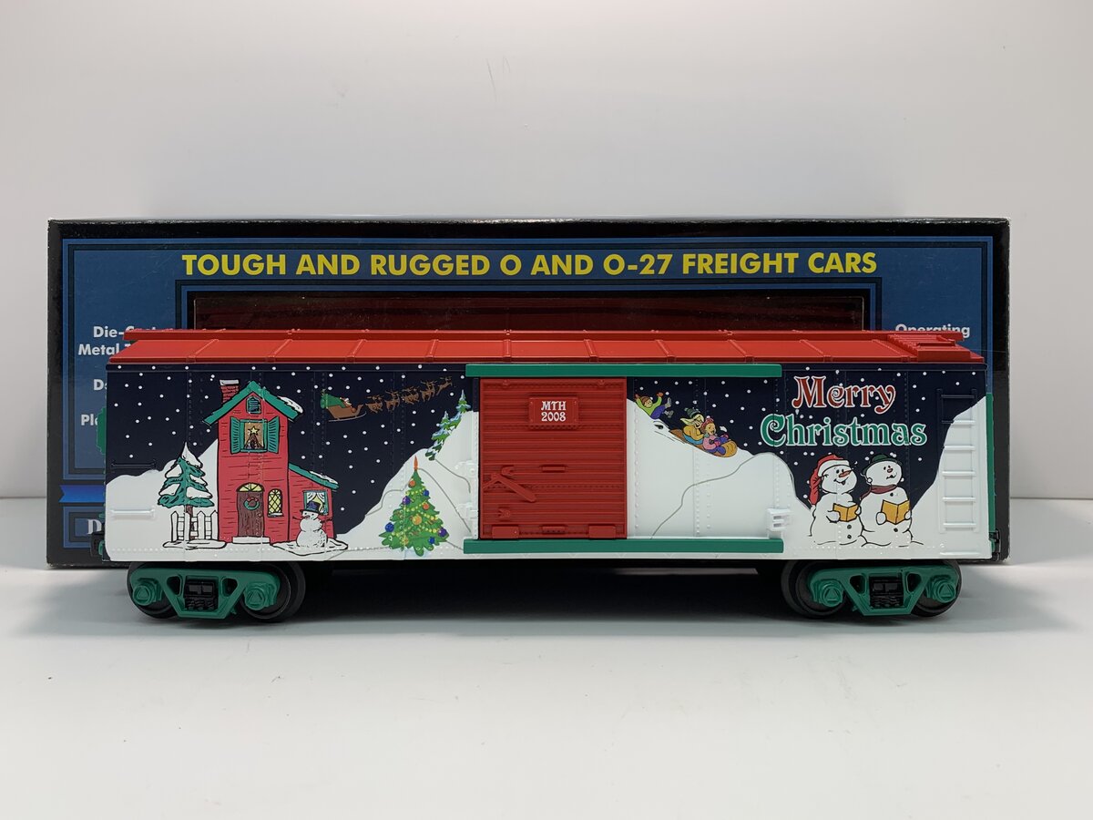 MTH 20-80008H O 2008 D.A.P Christmas Boxcar
