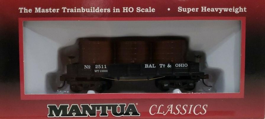 Mantua 723025 HO Scale Baltimore & Ohio Wooden Water Car