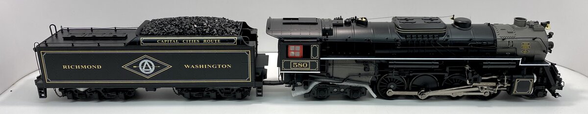 MTH 20-3292-1 RF&P 2-8-4 Berkshire Steam Locomotive Hi-Rail w/PS2 #580